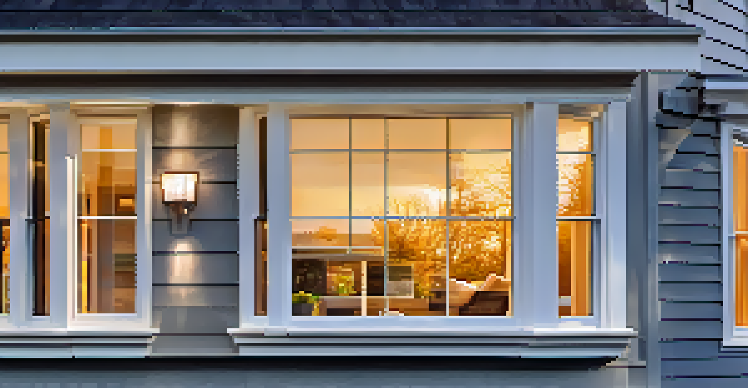 A close-up of a high-performance window showcasing its Low-E coating and sleek frame, with sunlight reflecting on the glass.