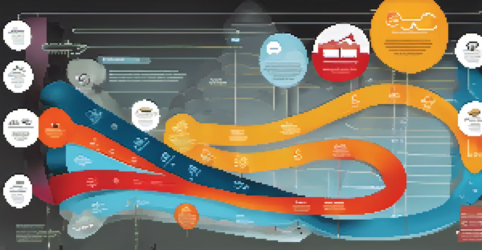 An infographic comparing fixed and variable interest rates with visual representations of stability and fluctuations.
