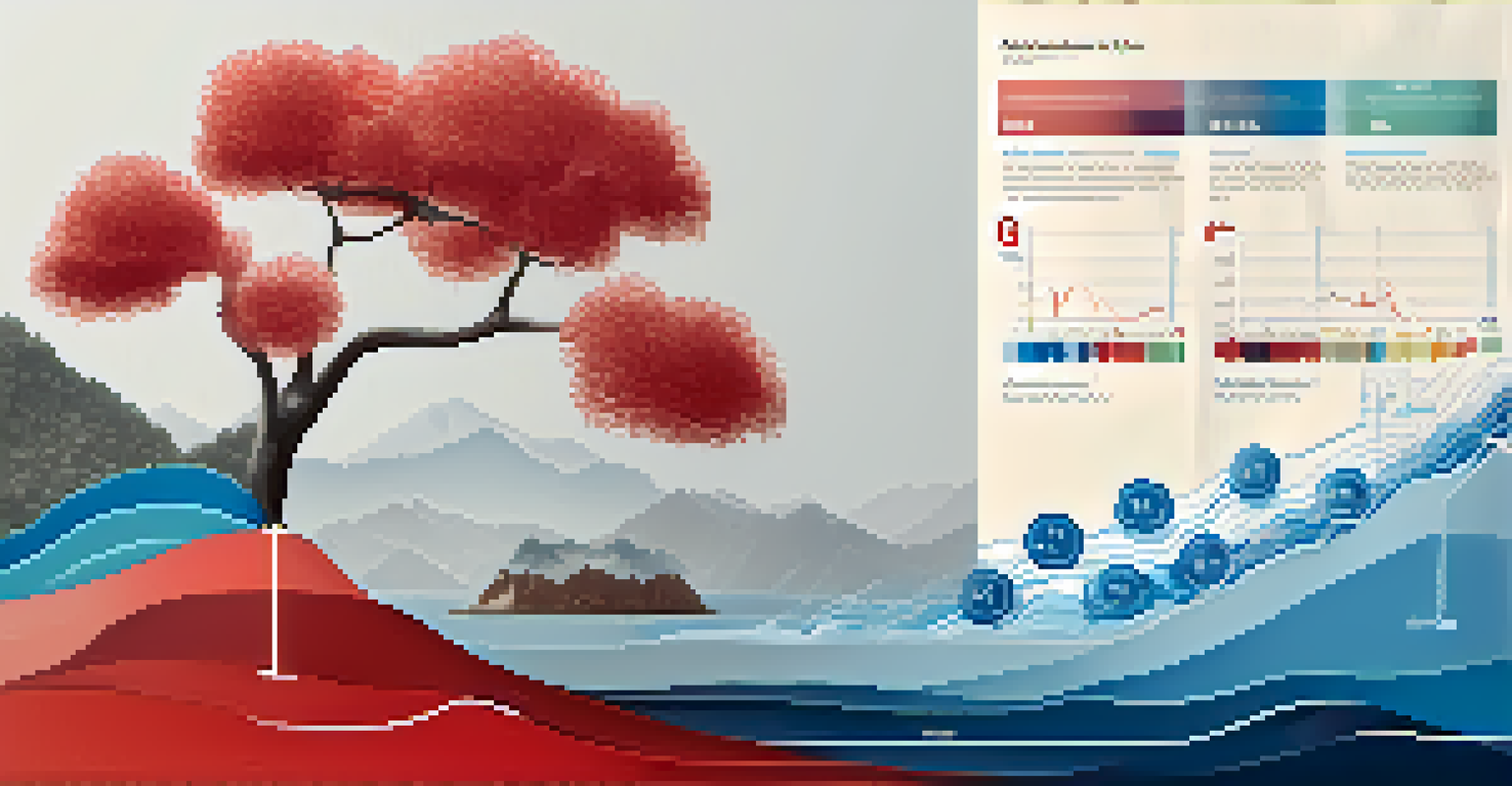 An infographic illustrating the differences between fixed and variable interest rates, with symbols representing stability and fluctuations.
