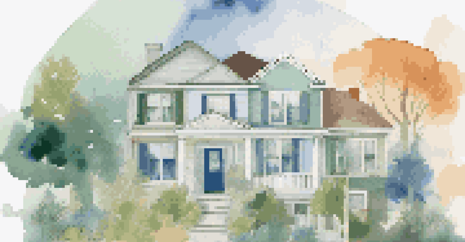 An infographic displaying the connection between interest rates and homebuyers, featuring graphs and families interacting with a realtor.