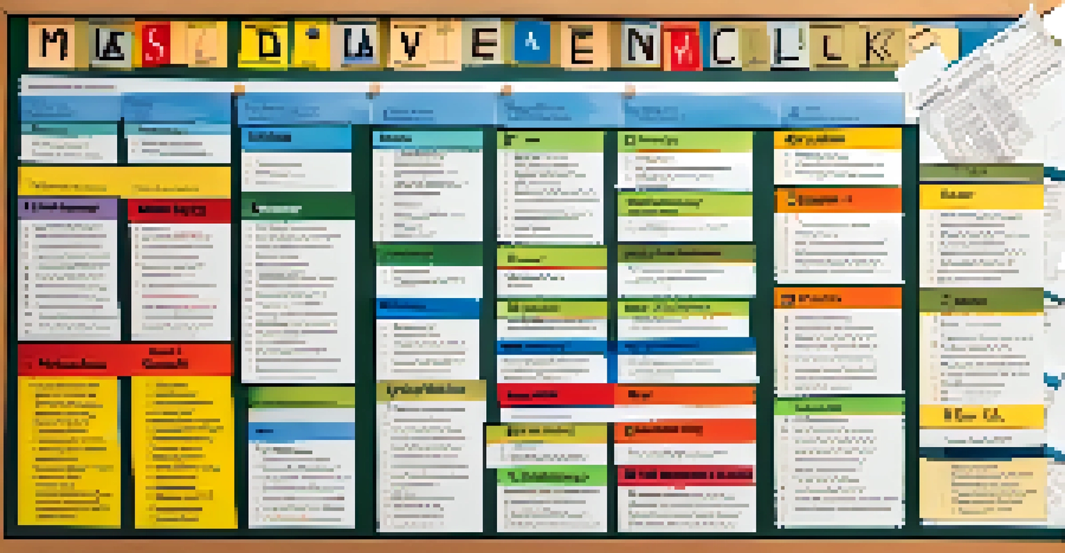 A detailed seasonal maintenance checklist pinned on a corkboard, surrounded by tools.