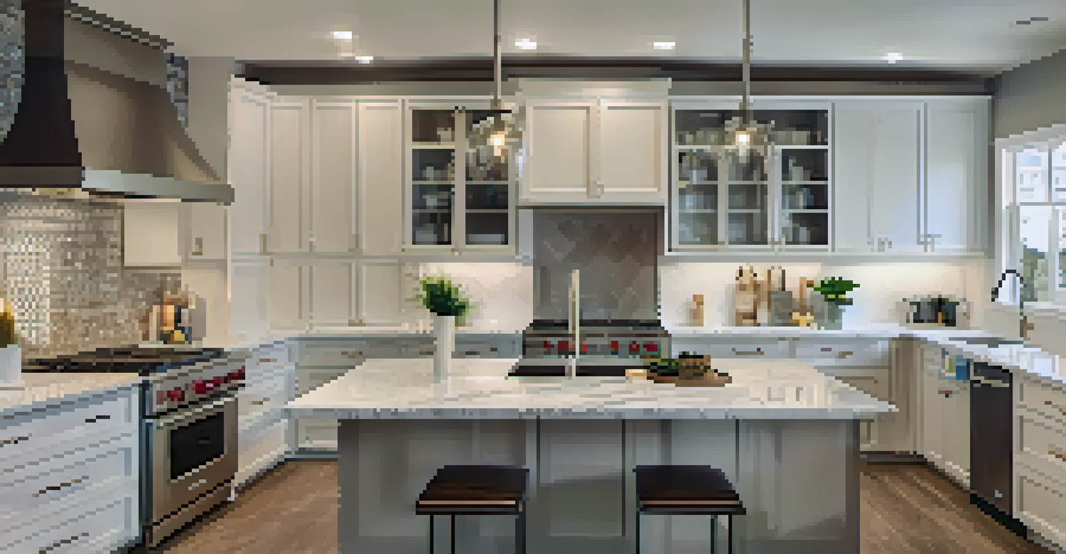 A close-up of a modern kitchen with stainless steel appliances and stylish upgrades, prepared for appraisal.