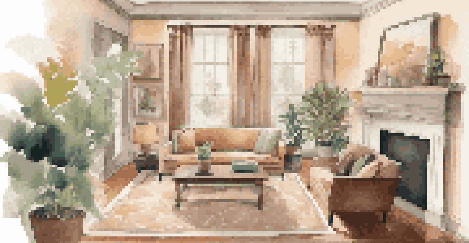 A home inspector discussing concerns with a homeowner in a cozy living room, with a warm ambiance and comfortable furnishings.