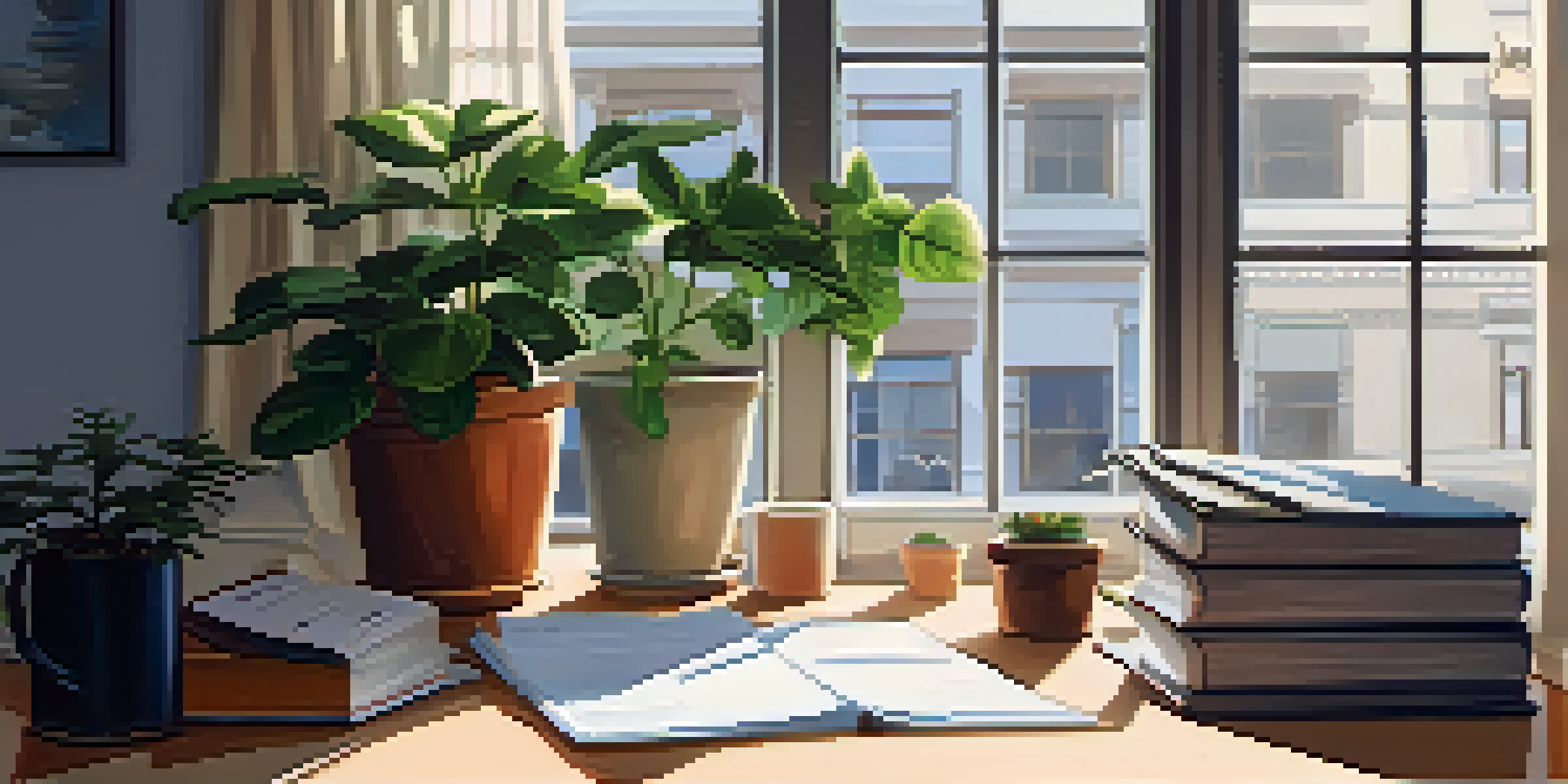 A neat office desk with paperwork and a laptop open to an eviction process document, illuminated by soft natural light.