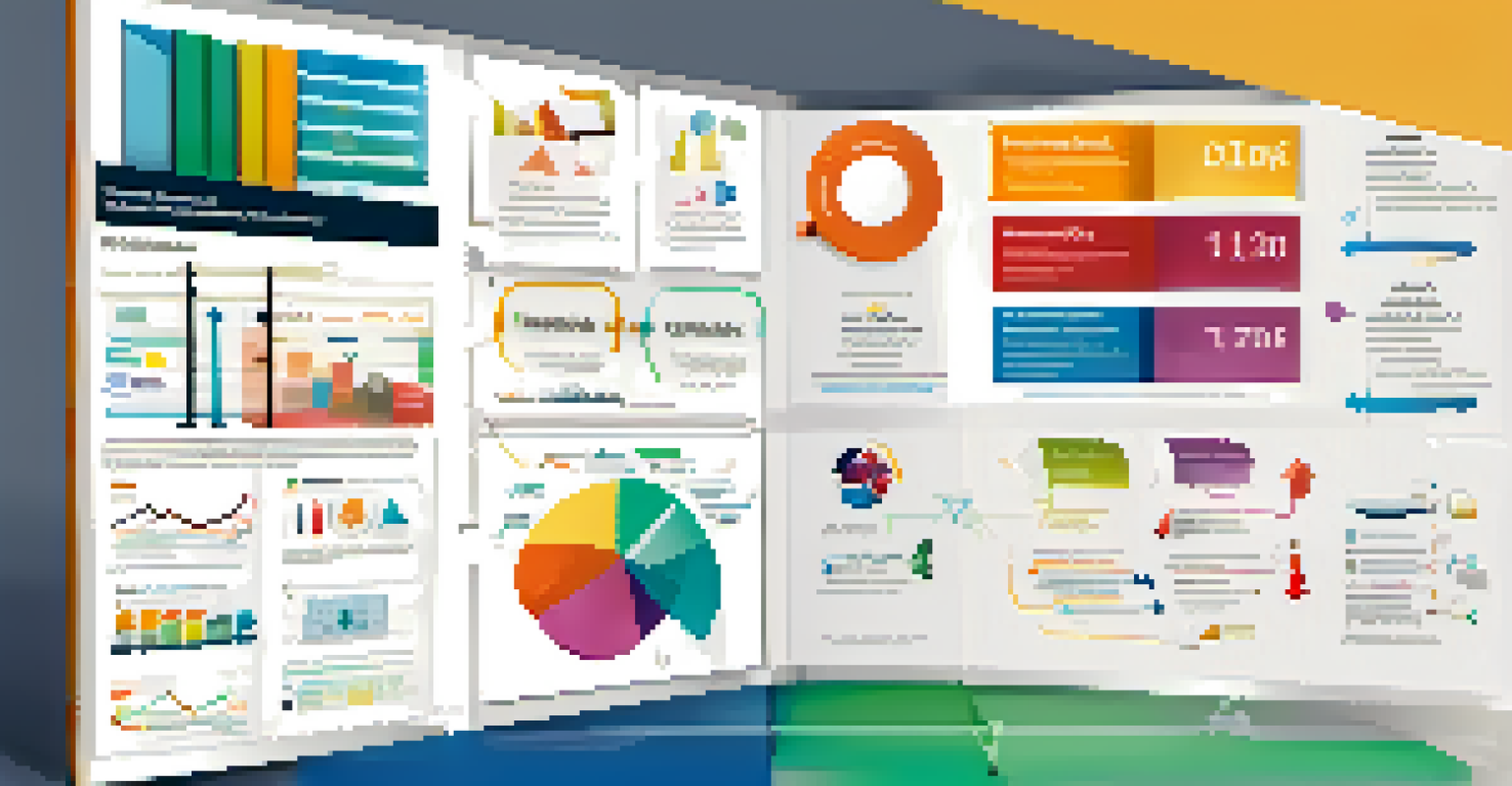 An infographic displaying the key components of a valuation report with colorful icons and connecting arrows.