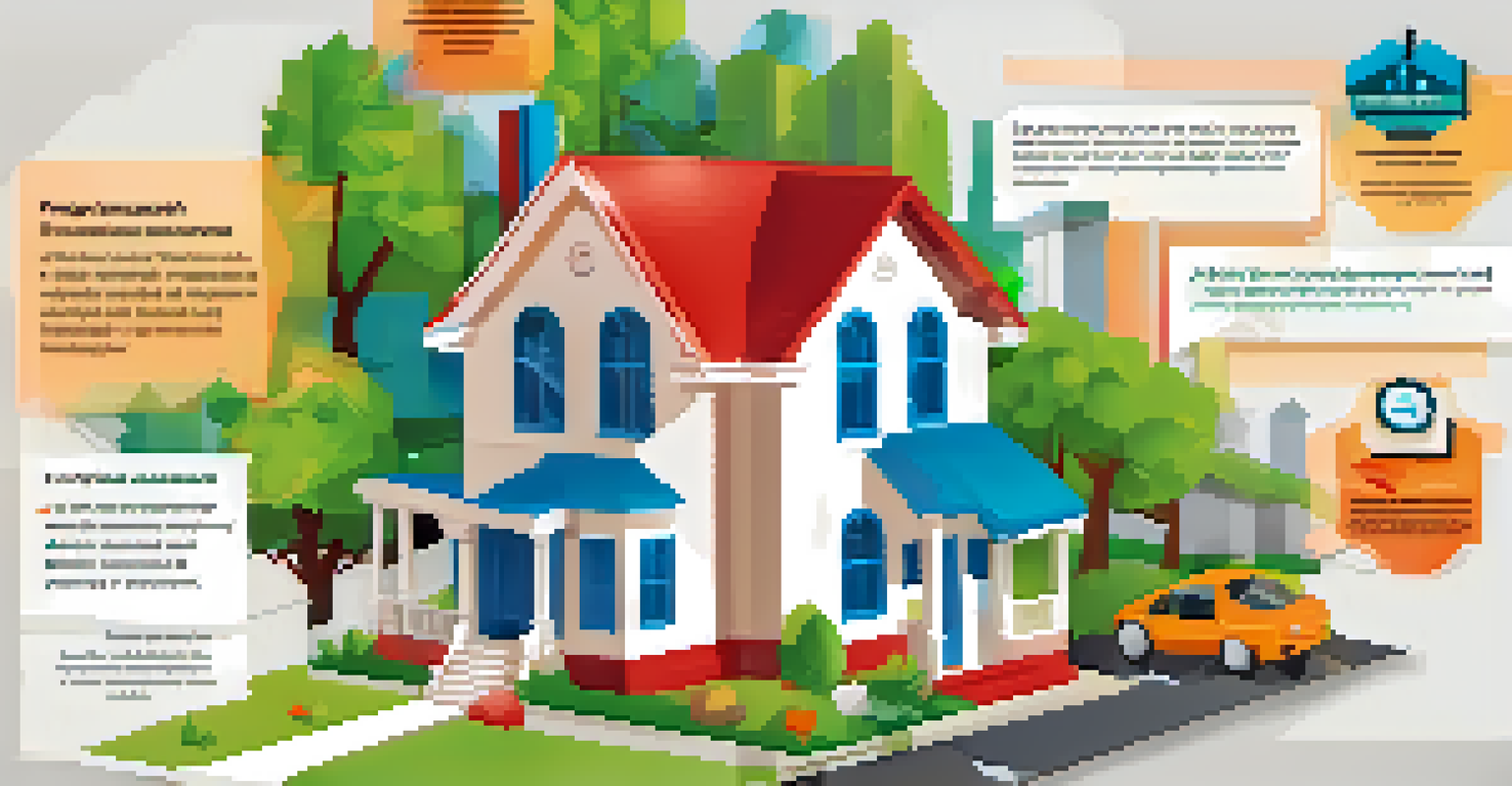 An infographic illustrating the property tax assessment process with colorful icons and clear text.