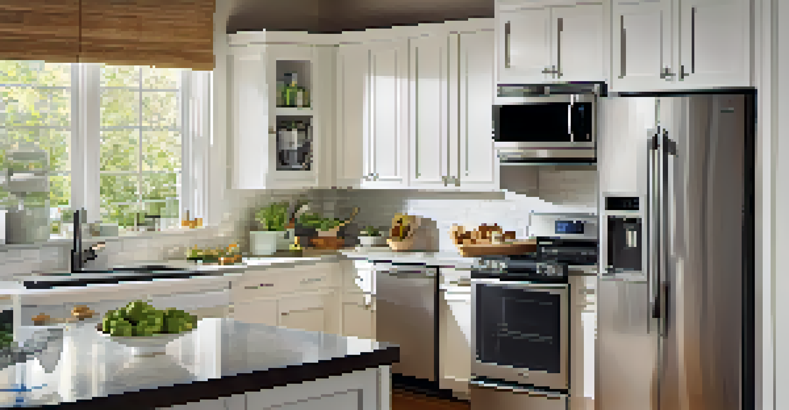 Close-up of an Energy Star-rated appliance in a modern kitchen, showcasing its sleek design and digital interface.