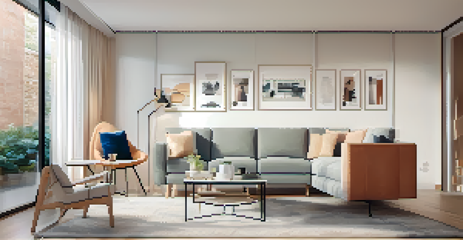 A split-screen image of a family-friendly long-term rental and a stylish short-term rental.