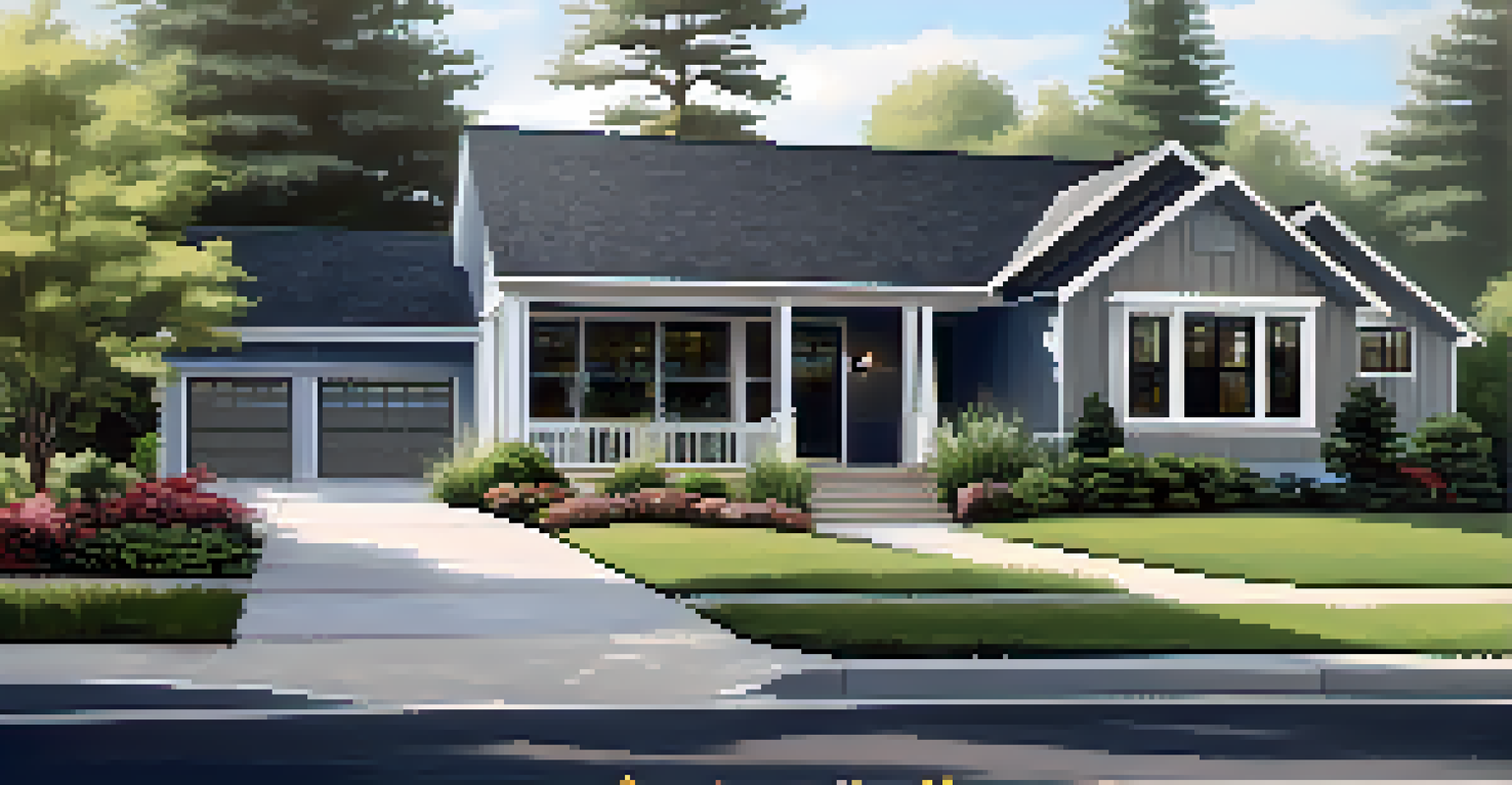 A beautifully renovated home by a local contractor, featuring modern design elements and native plants in the landscaping.