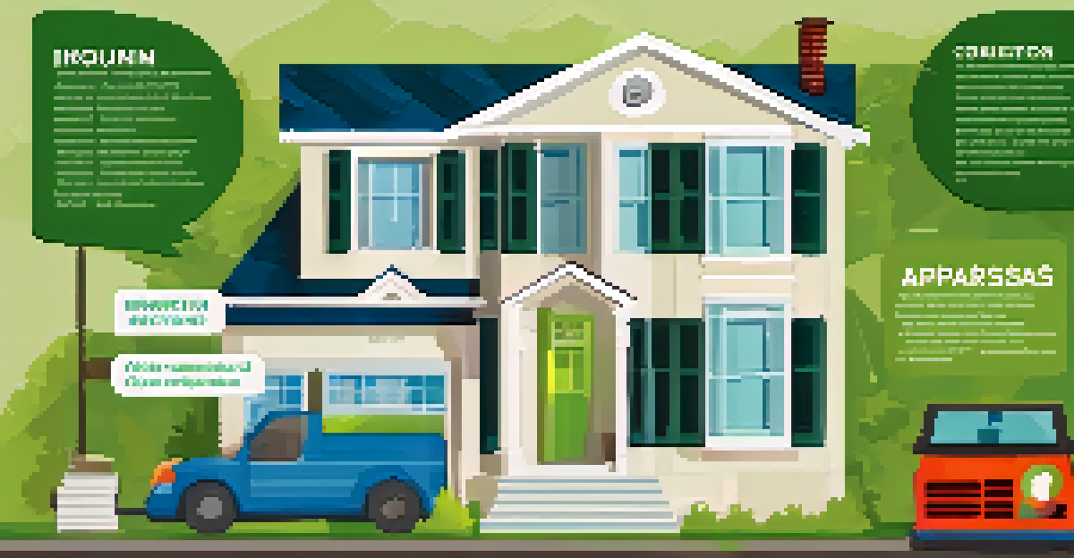 An infographic comparing home appraisals and inspections, highlighting their purposes and features with icons and a blue-green color scheme.