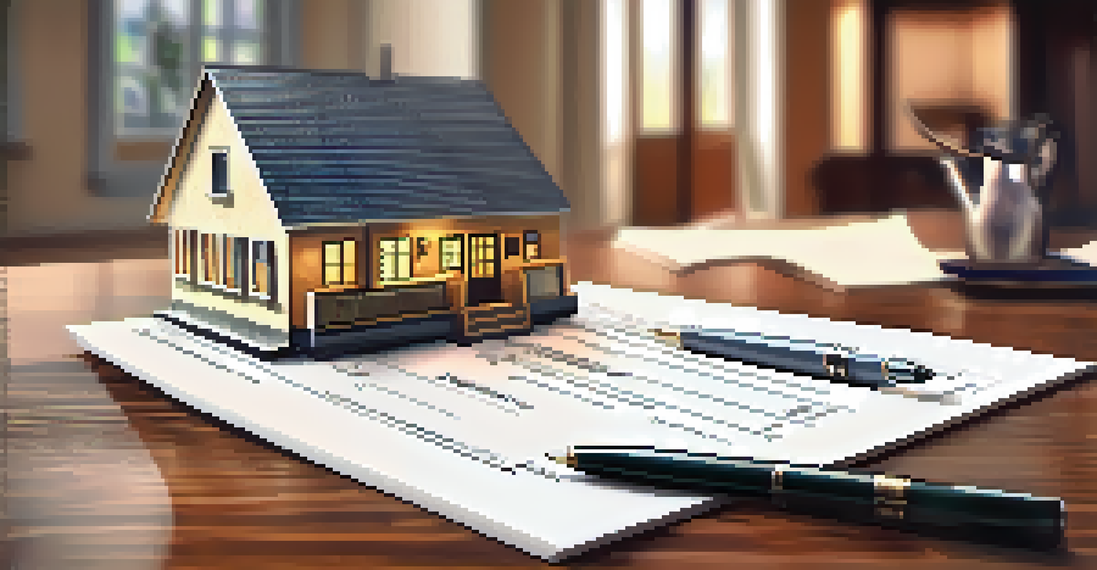 A close-up of a home appraisal document on a desk with a pen and calculator, emphasizing the details of home evaluation.