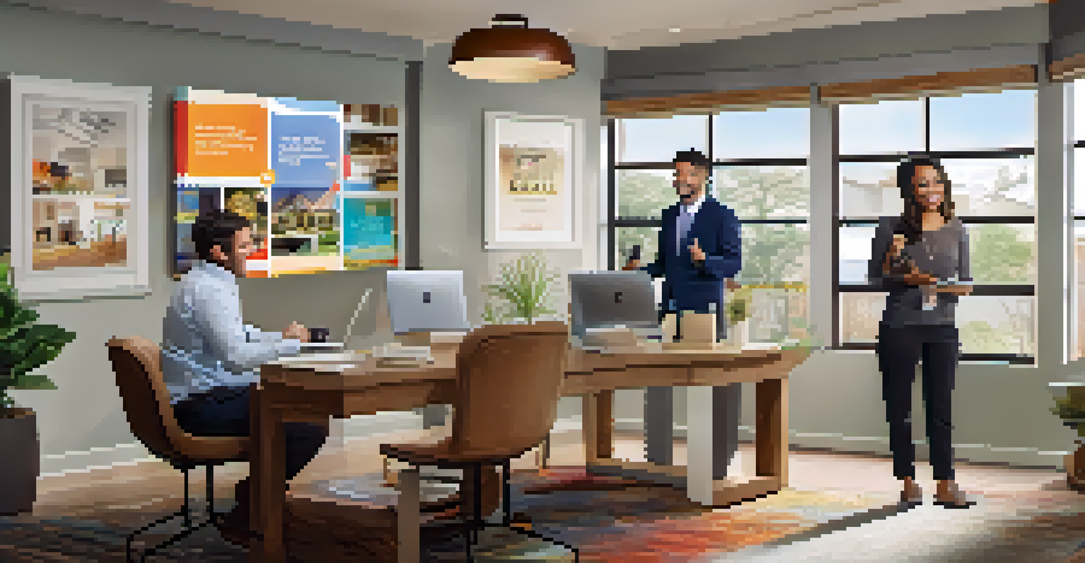 A real estate agent hosting a live Q&A session in a well-lit home office, engaging with viewers through a laptop.