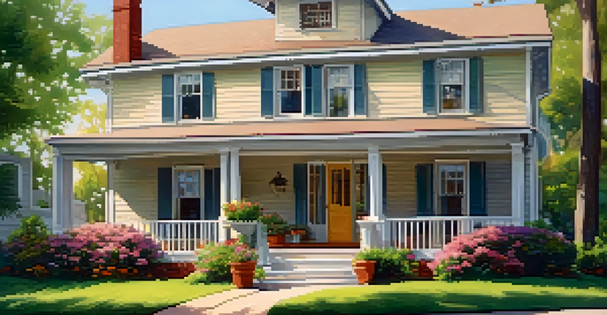 A cozy short-term rental property in a peaceful neighborhood, with a friendly host welcoming guests.