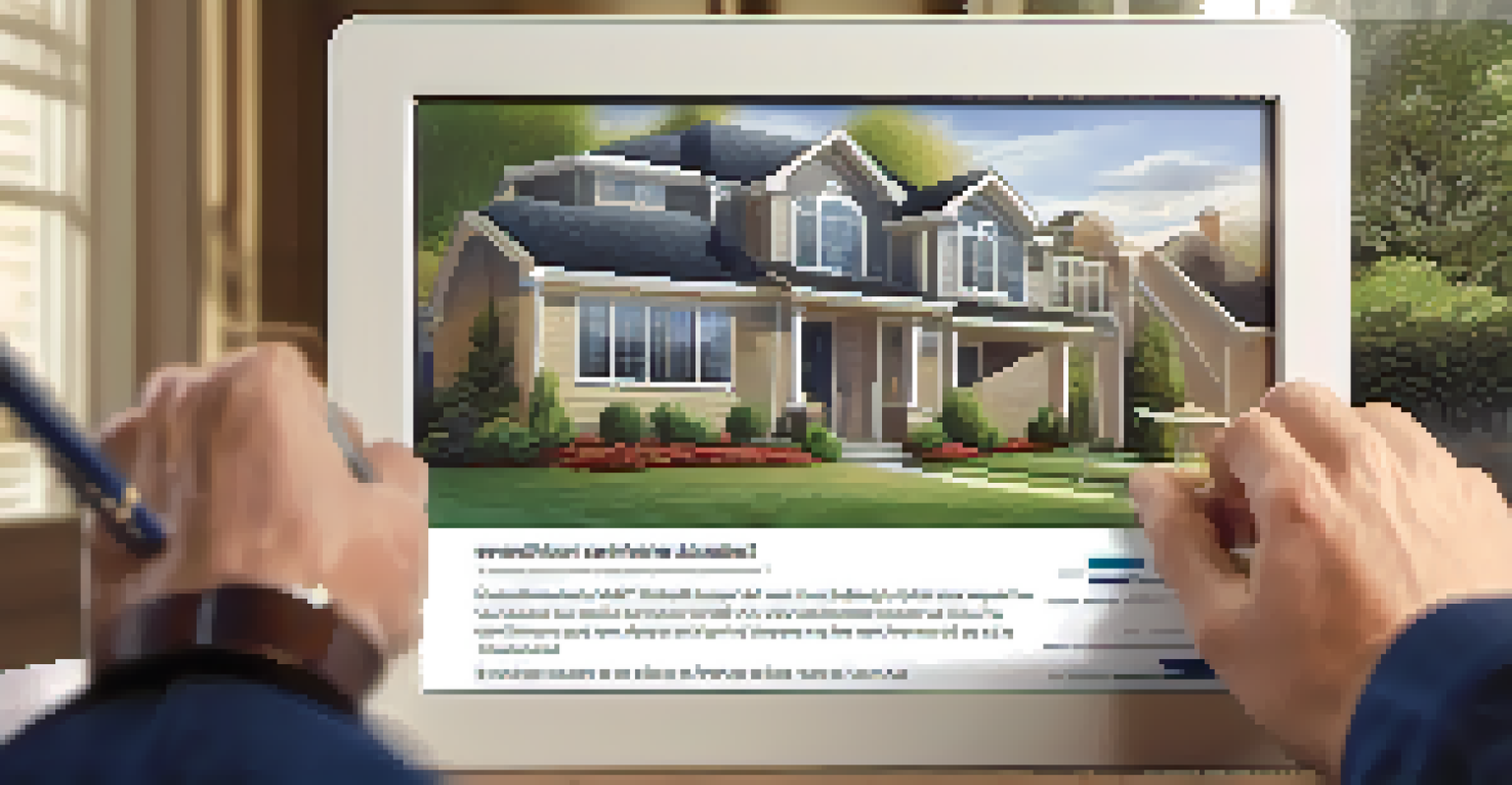 A property tax professional discussing documents with a homeowner, highlighting trust and professionalism.