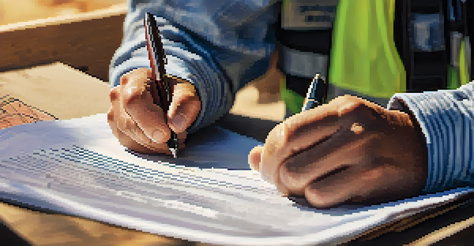 A close-up of hands holding a contract, ready to sign, emphasizing the importance of clear agreements.