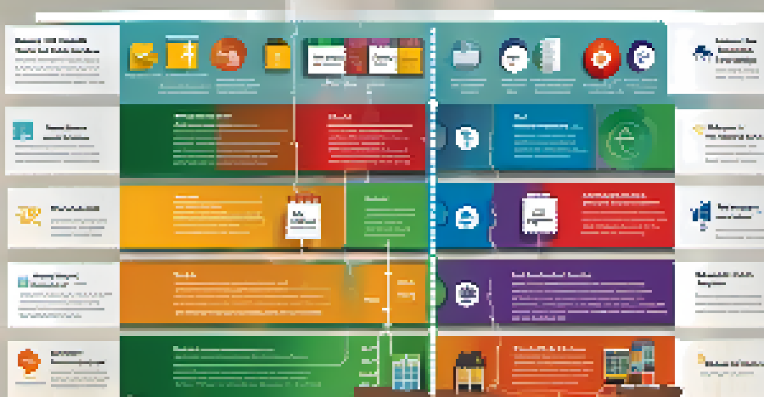 An infographic illustrating tax strategies for real estate crowdfunding with colorful icons and labels.
