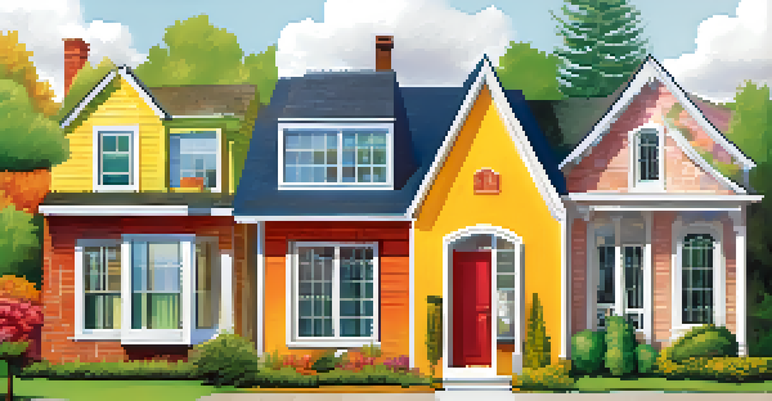 An infographic illustrating three types of real estate appraisals: Sales Comparison, Cost Approach, and Income Approach, with distinct sections and icons.