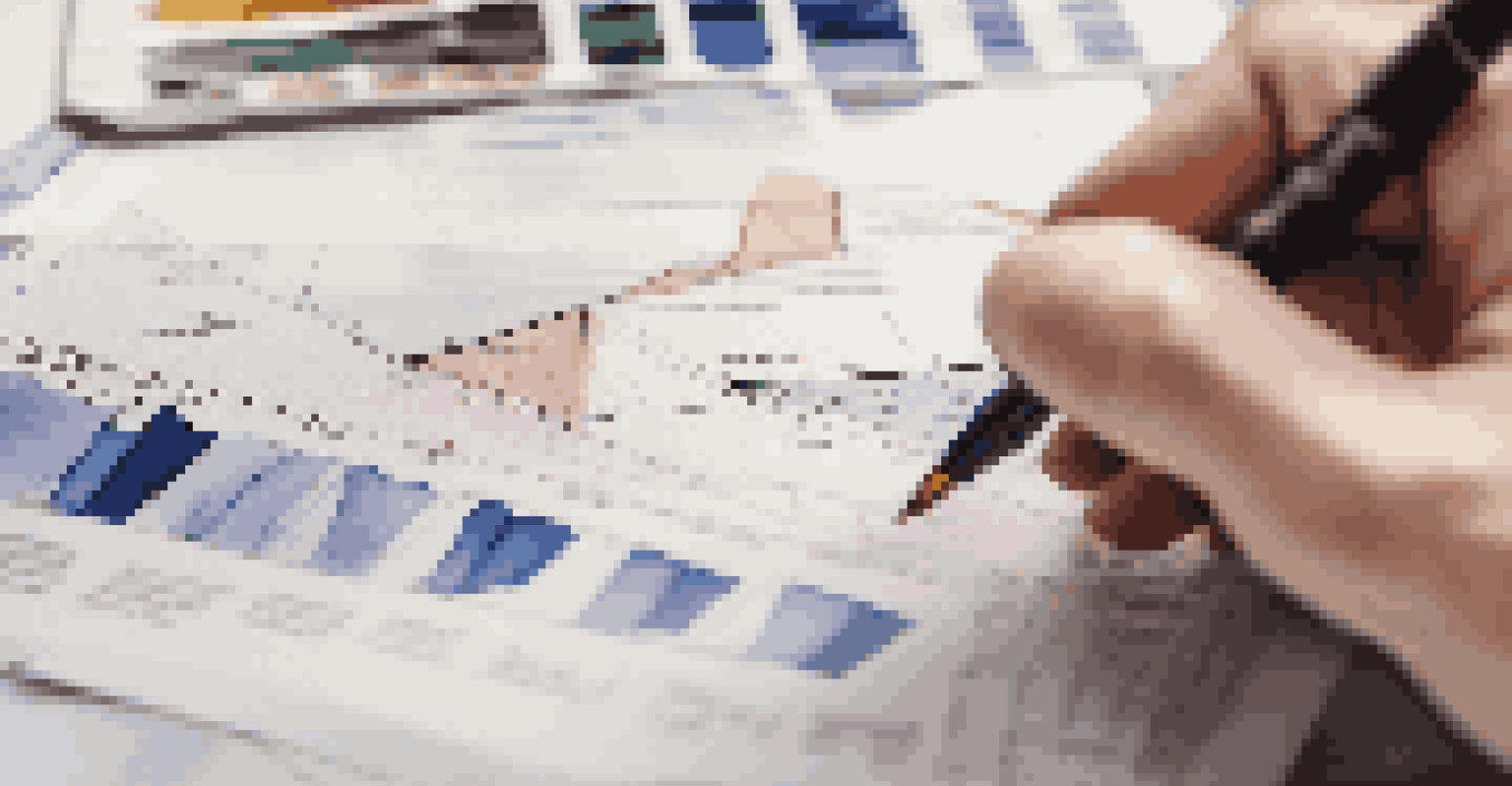 A close-up of an appraisal report being reviewed by a professional, with graphs and property details visible.