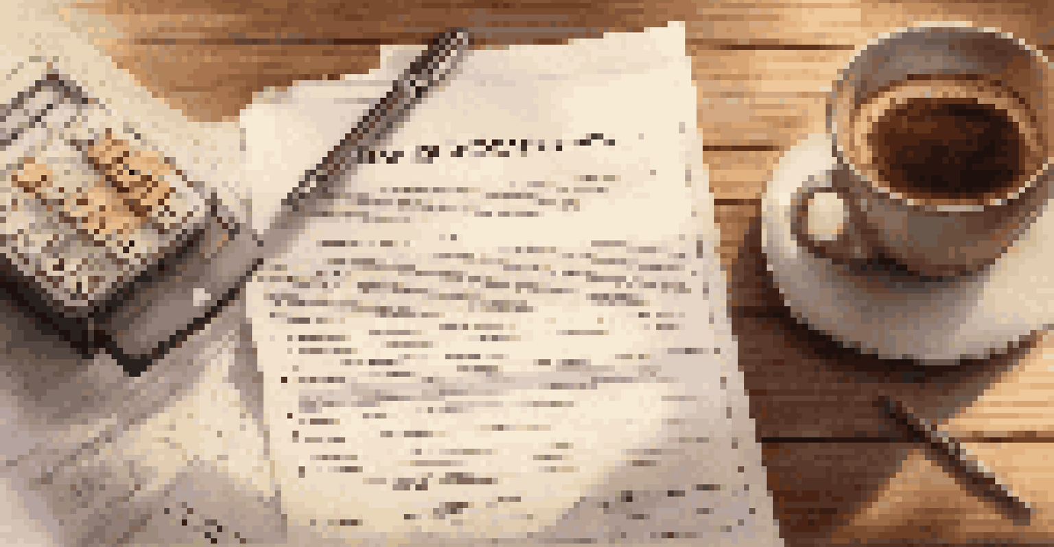 A close-up view of a real estate contract with an highlighted indemnification clause on a wooden desk.