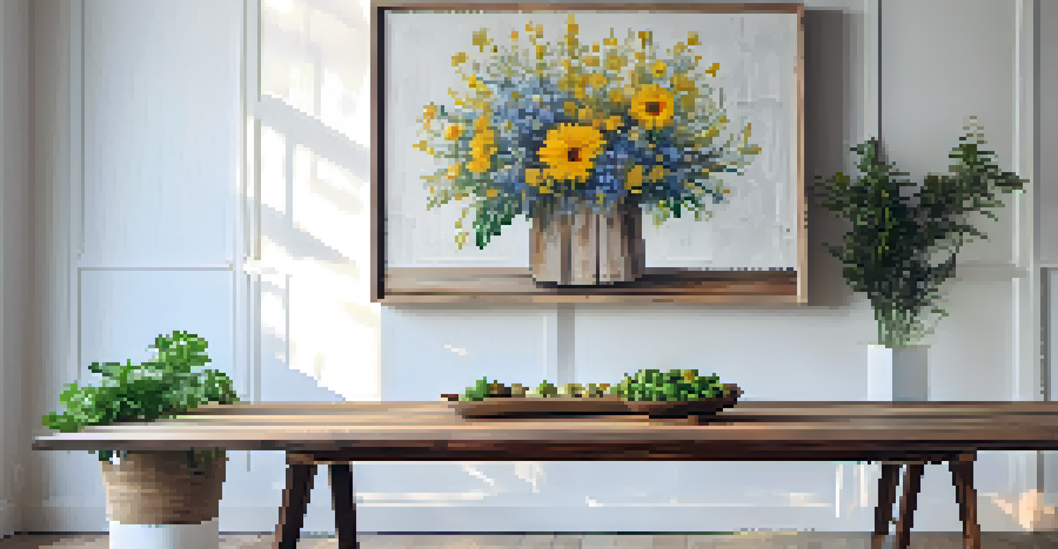 A handcrafted reclaimed wood table in a sunny dining area, showcasing functional art and eco-friendly decor.