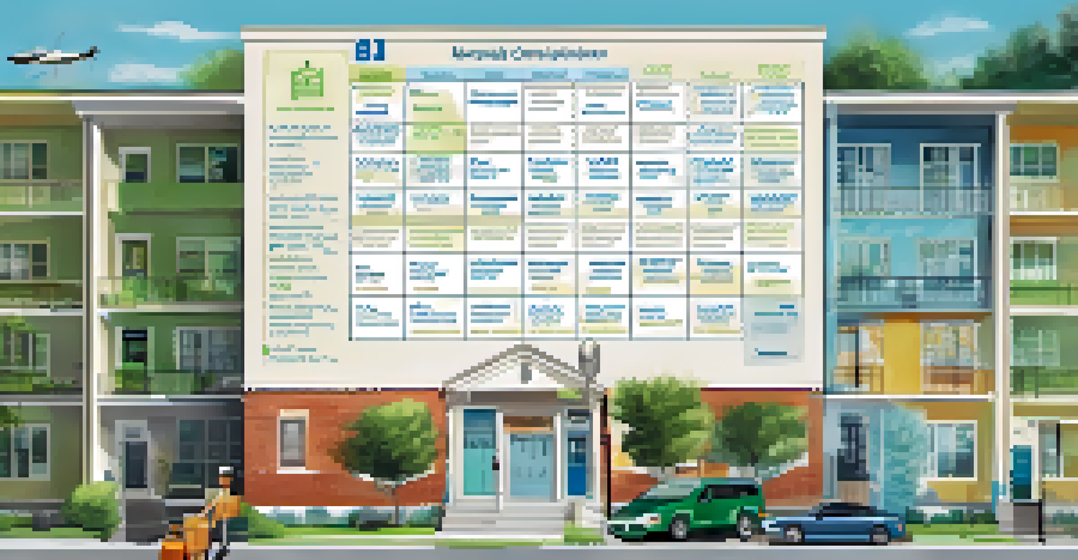 An infographic depicting HOA disciplinary actions, including reminders and penalties.