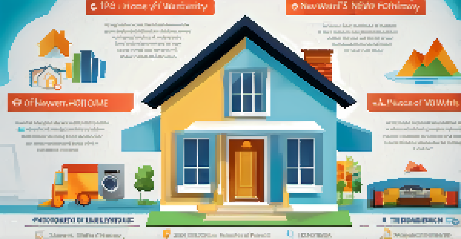 An infographic showing the benefits of home warranties for new homeowners.