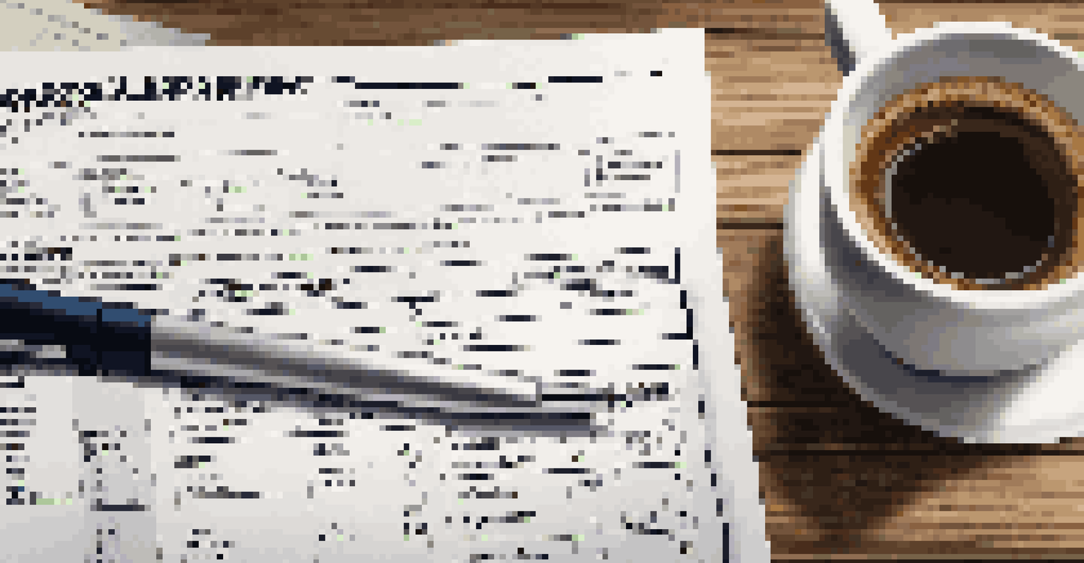 A close-up of a home appraisal report on a wooden table, with graphs and a pen next to a coffee cup.