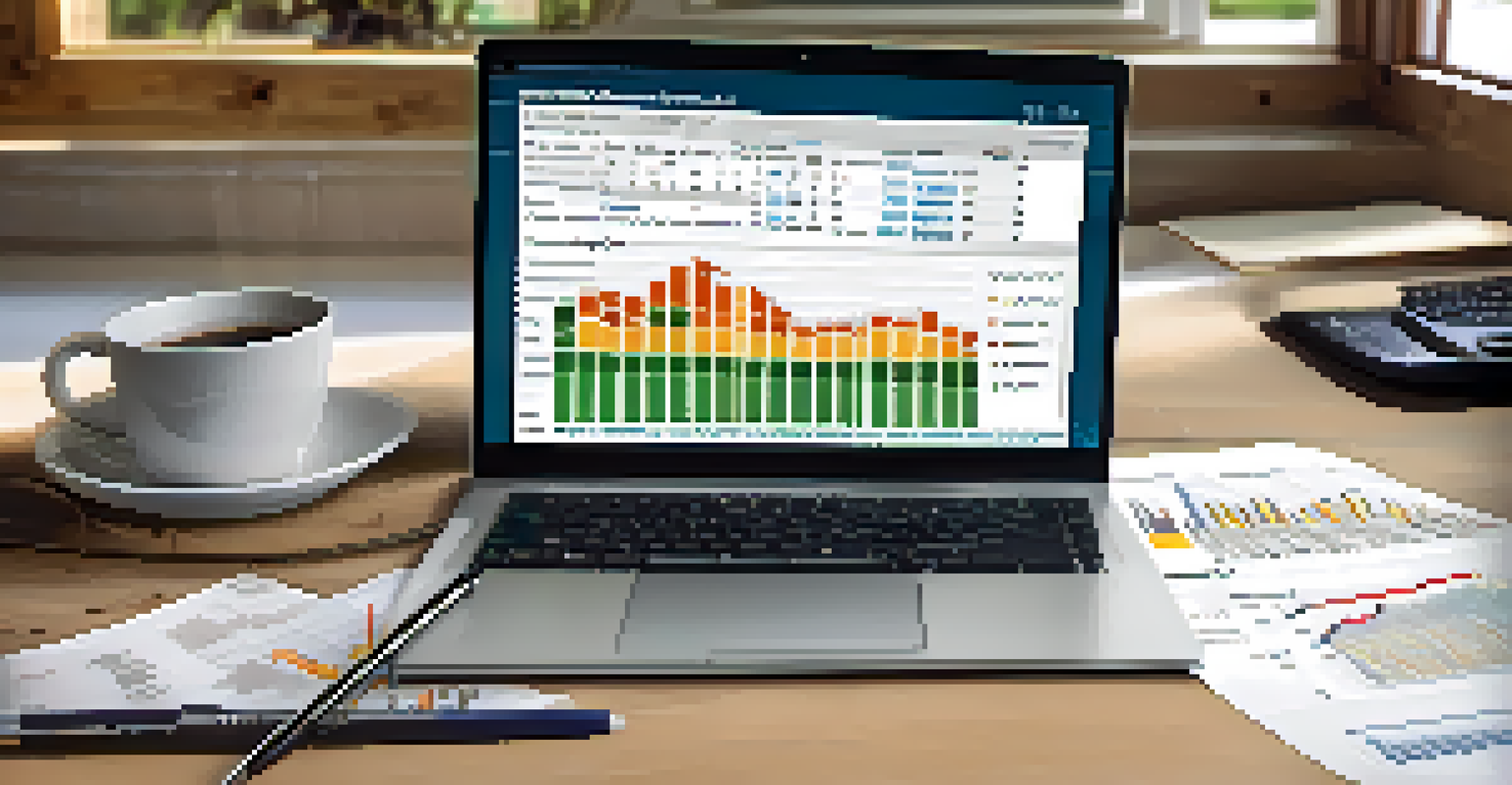 A comparative market analysis chart on a desk with a laptop, showcasing home sales data and market trends.