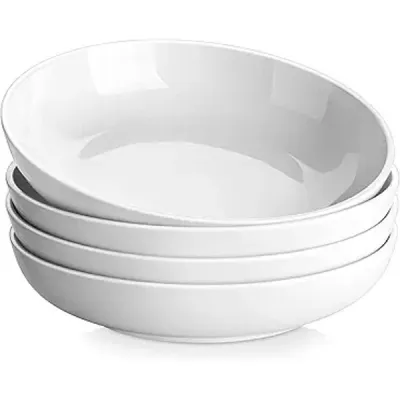 MALACASA 56 oz Large Porcelain Serving Bowls, Set of 4