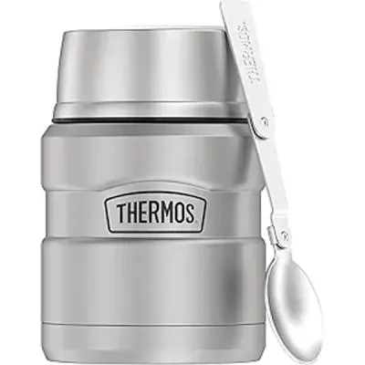 THERMOS Stainless King 16-Ounce Food Jar with Spoon