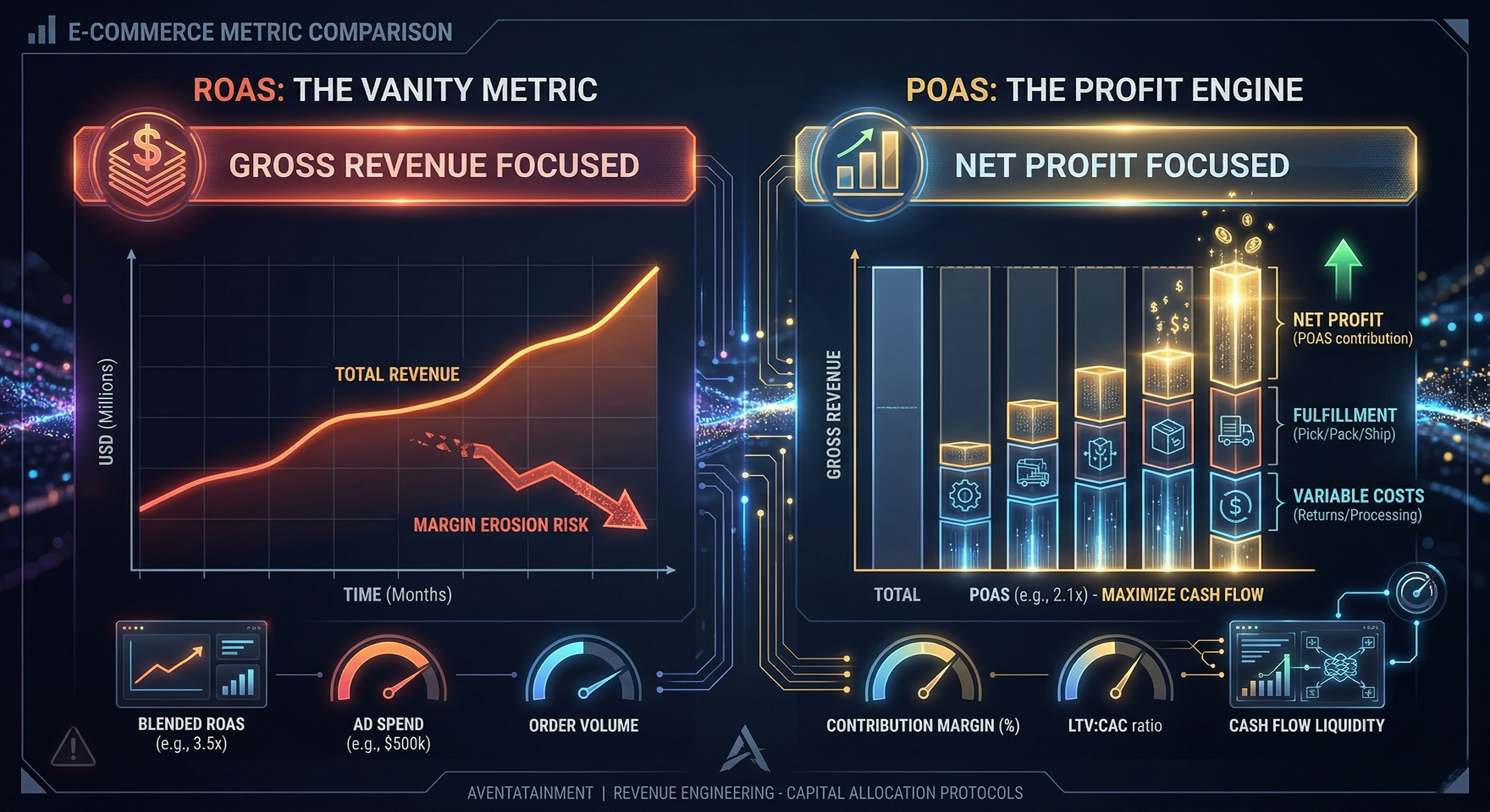 POAS vs. ROAS: Engineer E-commerce Profit
