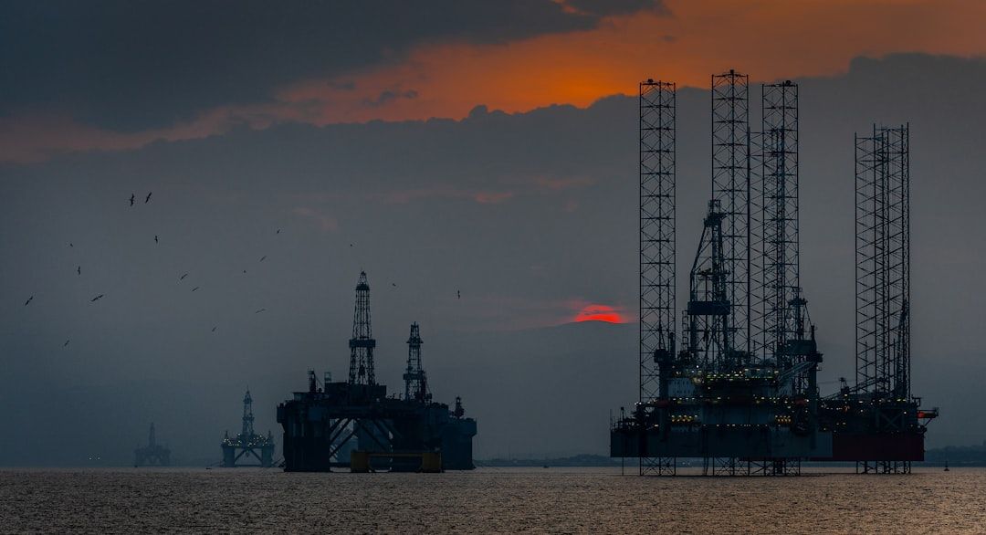 Sunset over the Cromarty Firth - famous for the shipping forecast and the place where oil rigs go to retire
