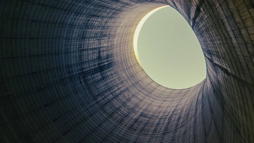 a circular object with a hole in it