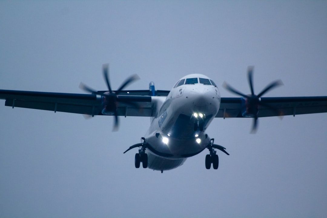 A passenger ATR 72-600 of US-Bangla Airlines approaching to land.