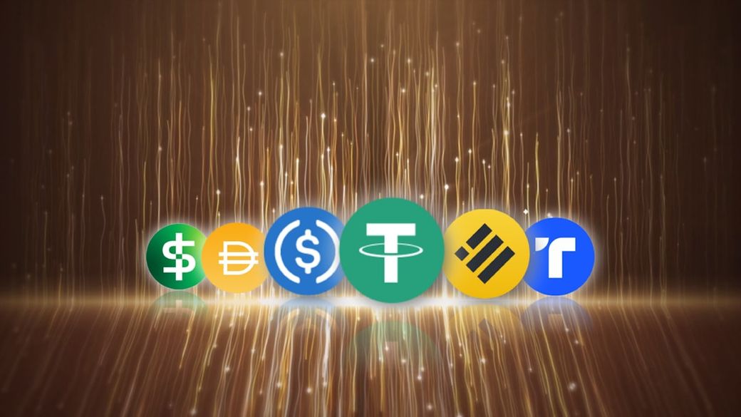 The image features a series of cryptocurrency logos displayed against a shimmering, golden background. The logos represent various digital currency platforms, highlighting the trend of virtual currencies in the financial sector. — Credit: Photo by CoinWire Japan on Unsplash