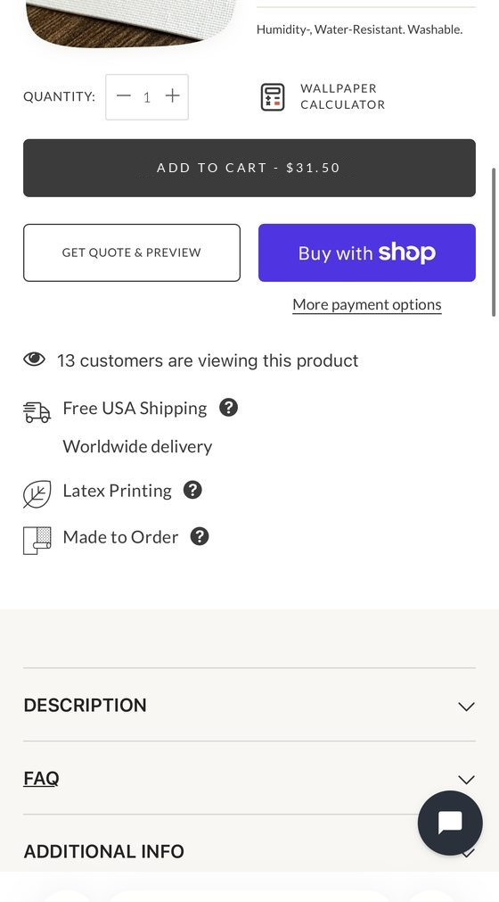 MEASUREMENTS AND ADD TO CART