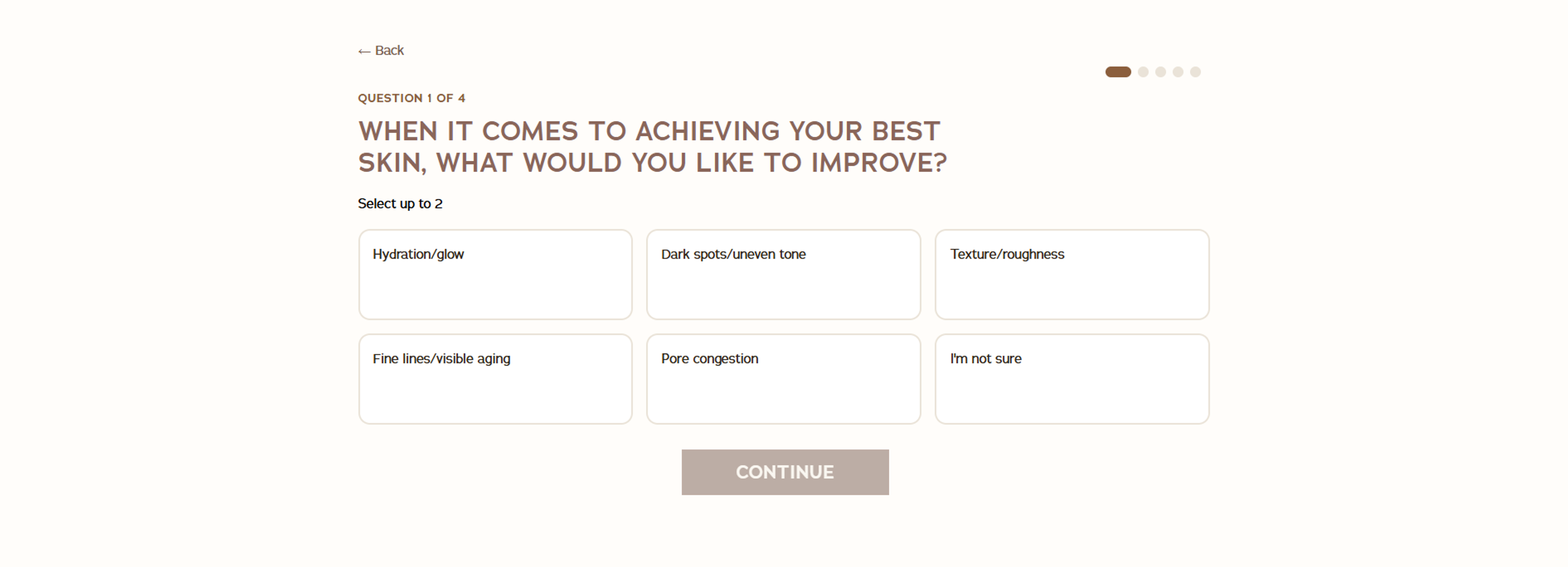QUIZ · QUESTION STEP