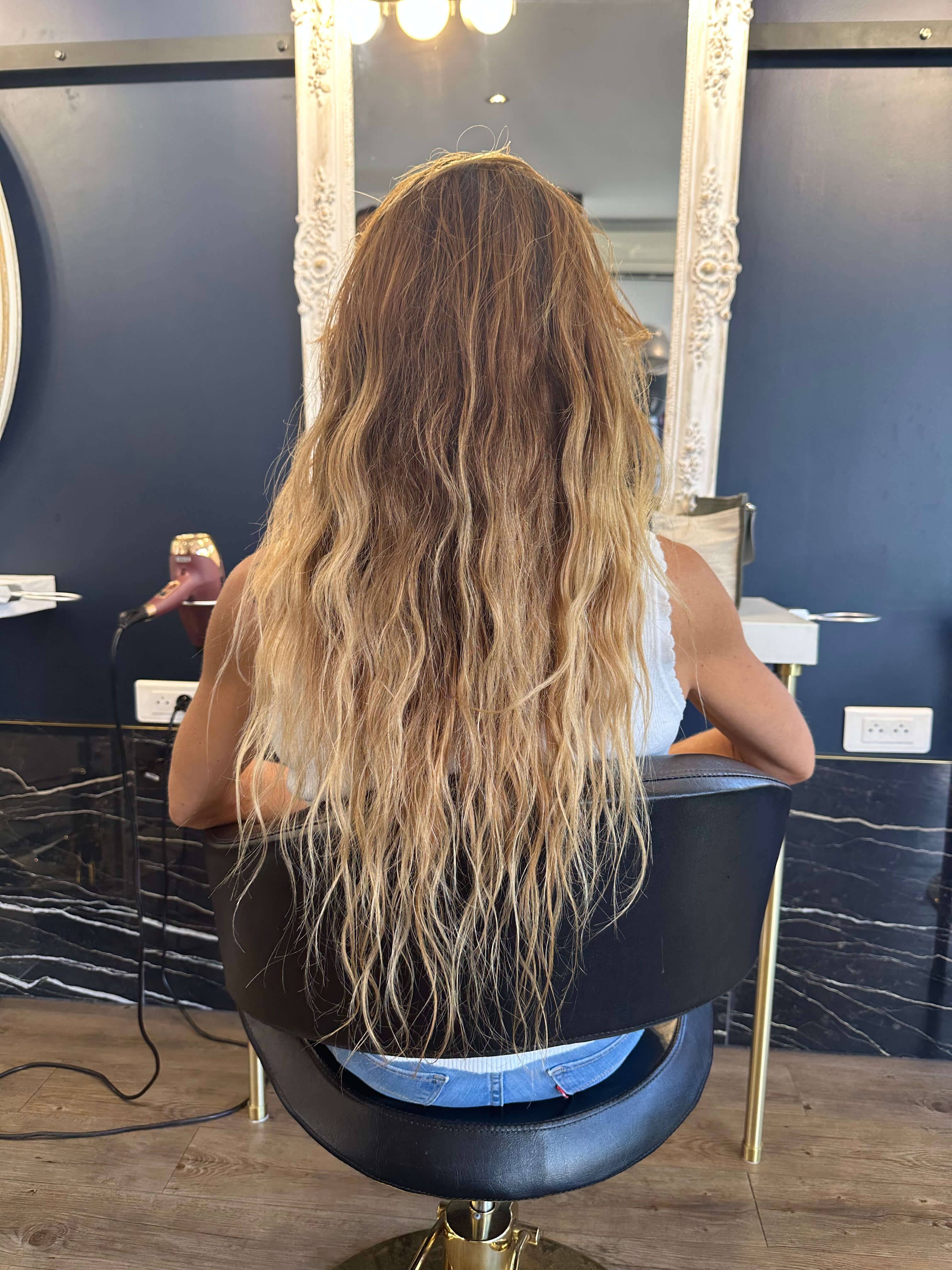 Patine Sophie blond fraise avant