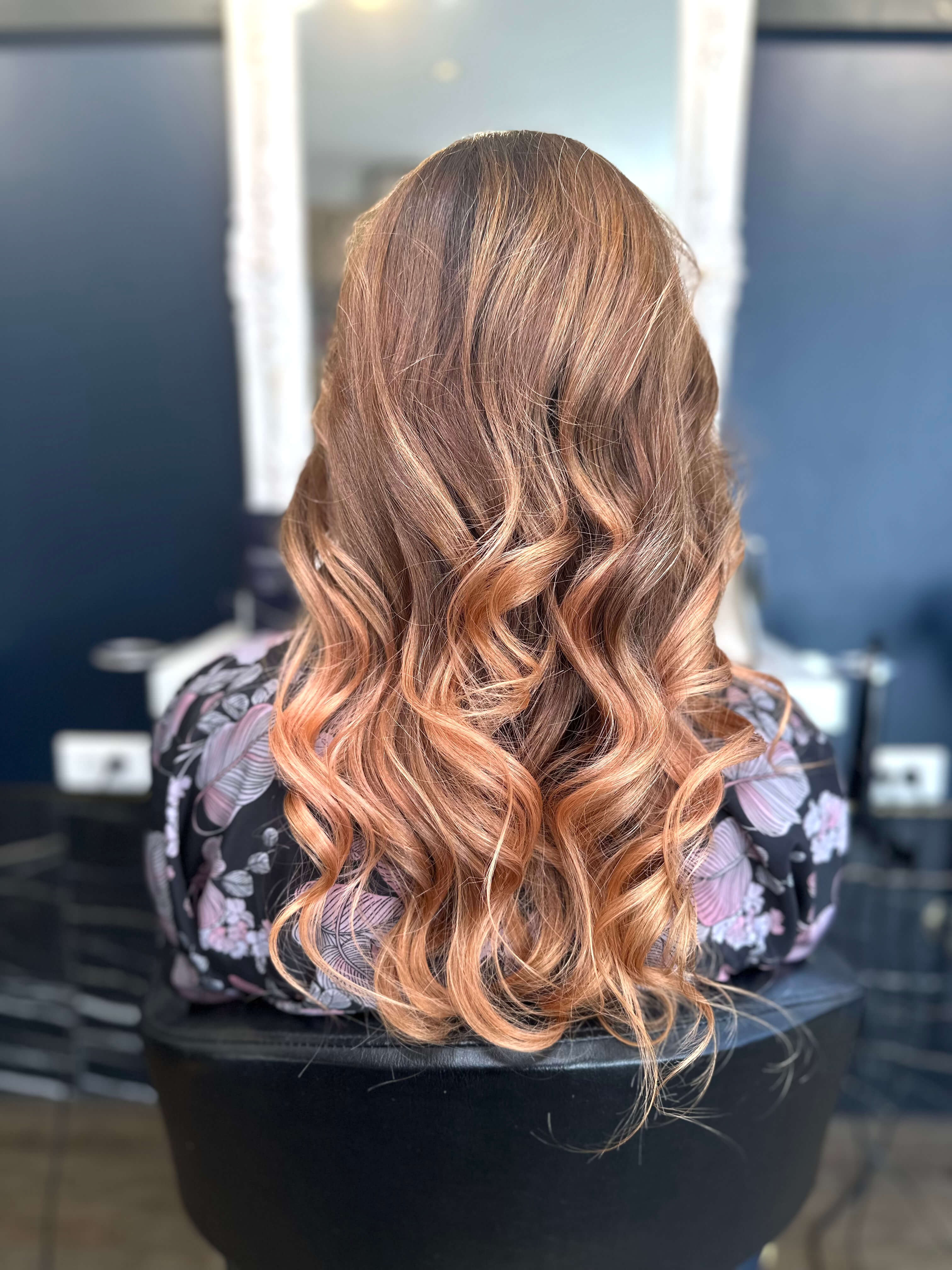 Patine Sophie blond fraise après