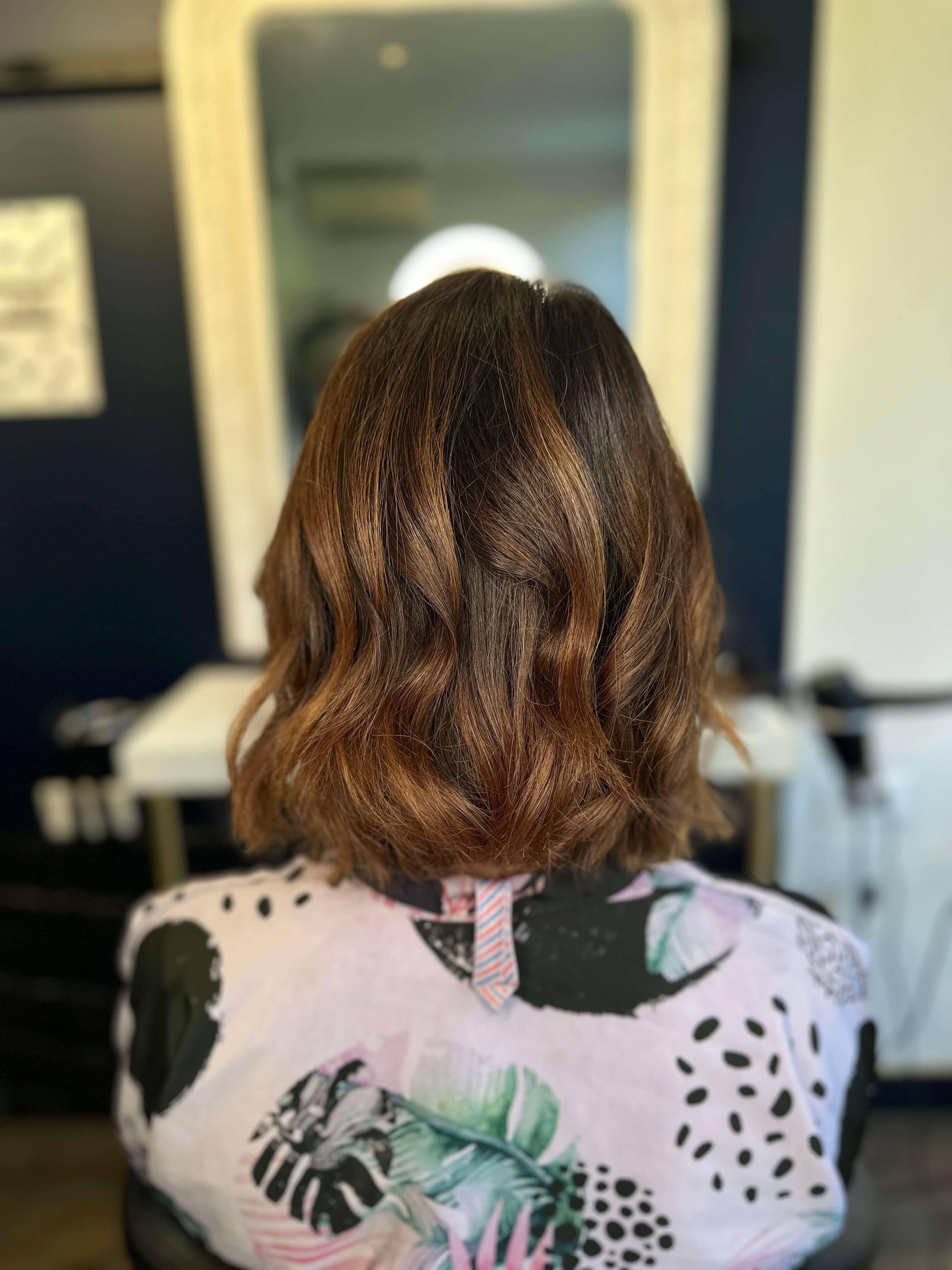 Couleur brunette Pauline Chocolate Malt après