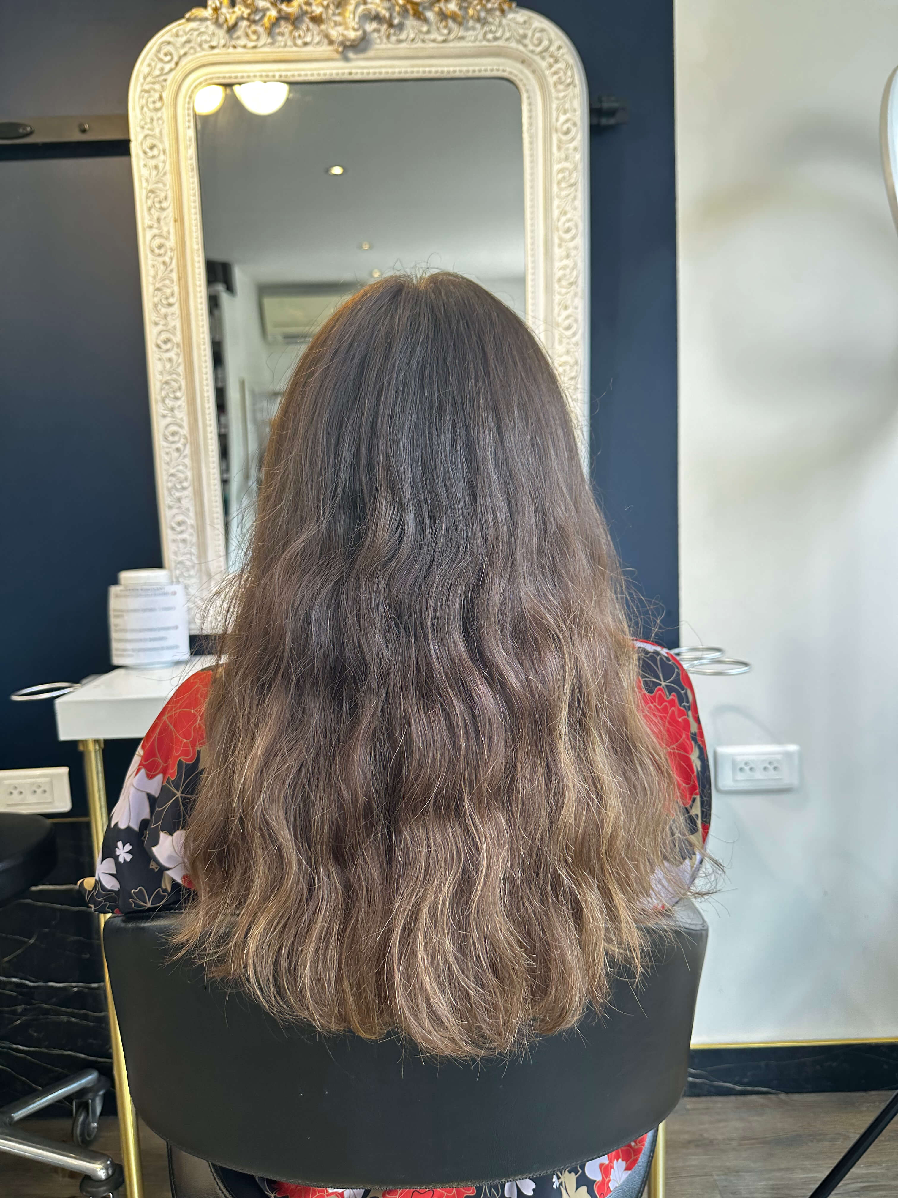 French Balayage Lucile Frosted Brunette avant