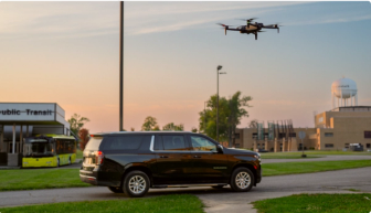 skydio x10 drone flying autonomously remotely via 5g