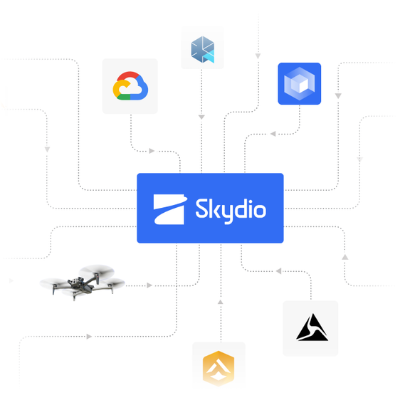 apps connecting to Skydio Extend square view