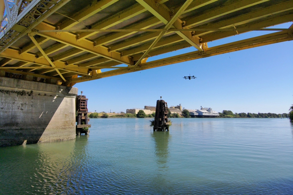 drone bridge inspection skydio x2 autonomous