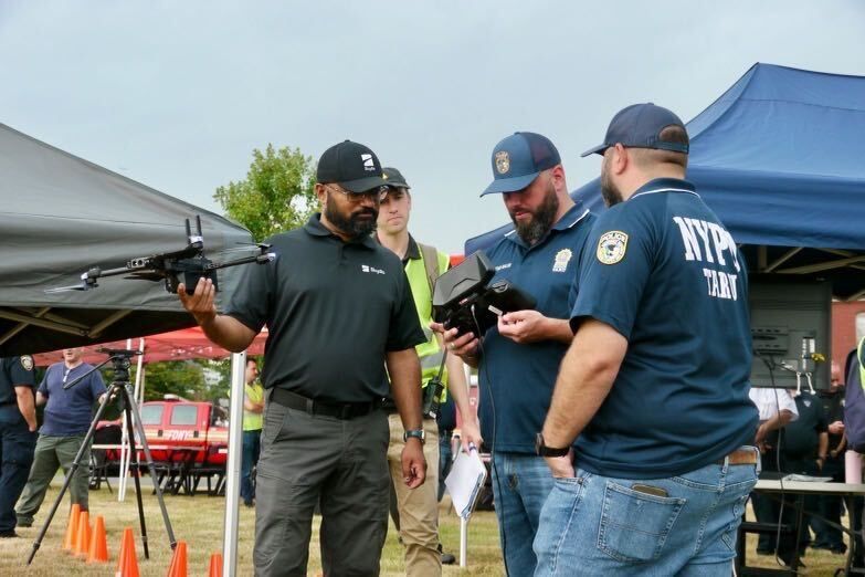 law enforcement offices learning to use skydio x2 drone