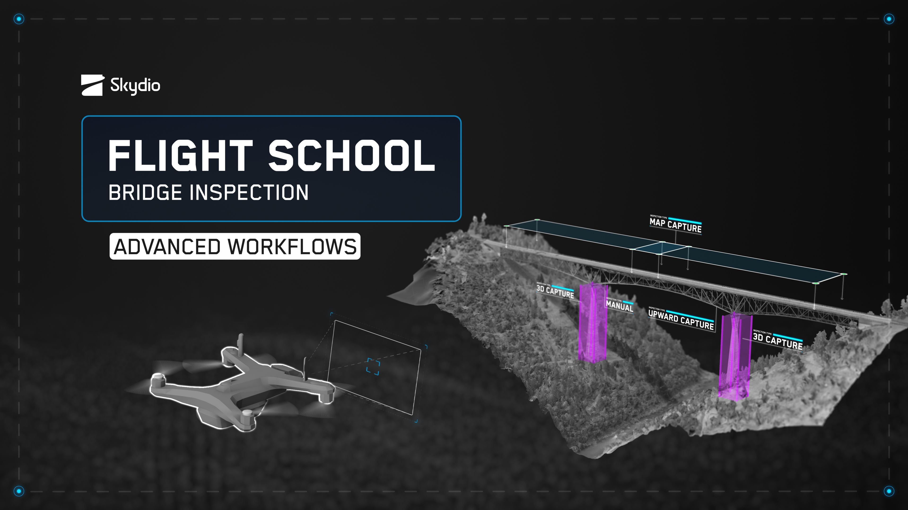 drone bridge inspection workflows 