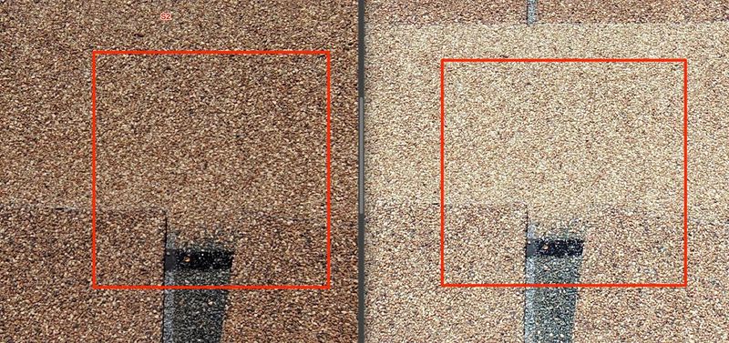 Roof panel comparison between Skydio 2 and DJI Phantom