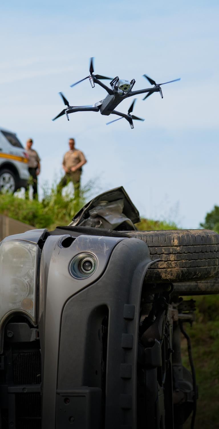 PUBLIC SAFETY: Drones for crash and crime scene documentation.