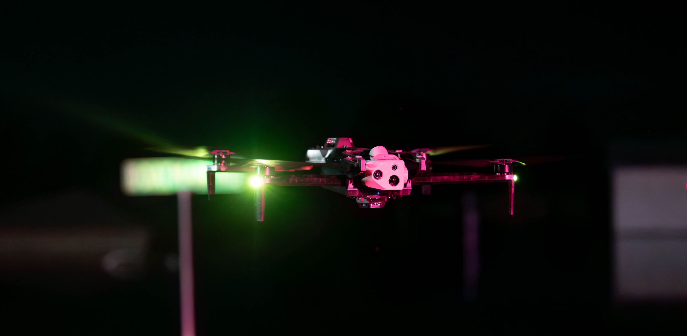 drone used in the dark