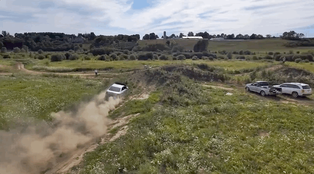 Mark Freeman jumping cars filmed autonomously by Skydio 2